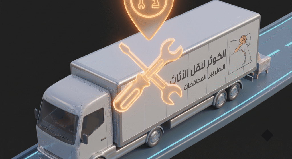 صورة توضيحية عن شركة الكوثرل نقل الاثاث بالمحافظات المصرية
